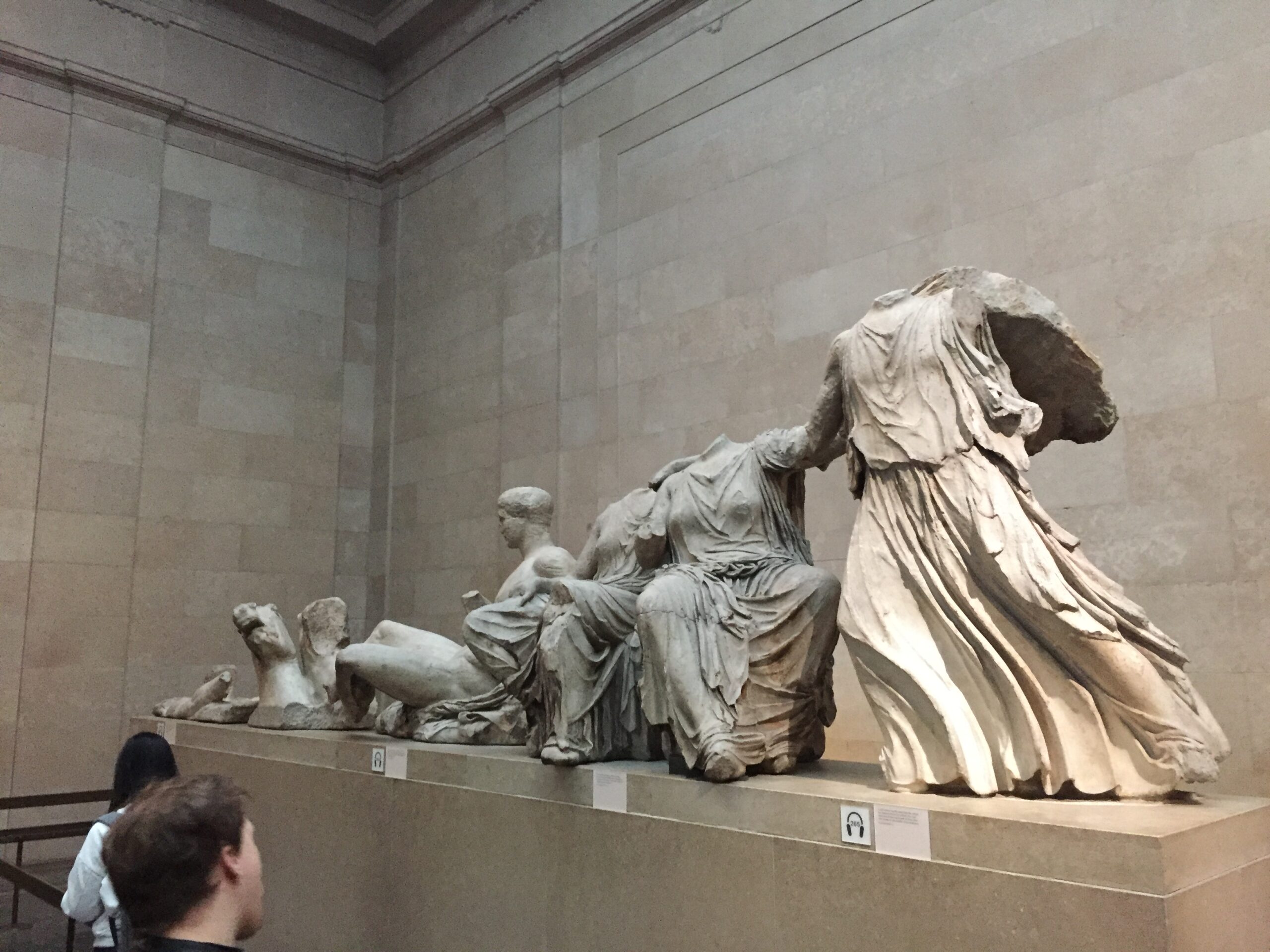 Marble statues