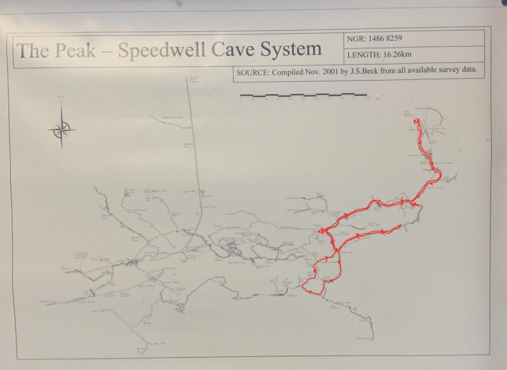 Cave system map